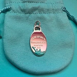 Tiffany & Co Oval Splash Tag Charm